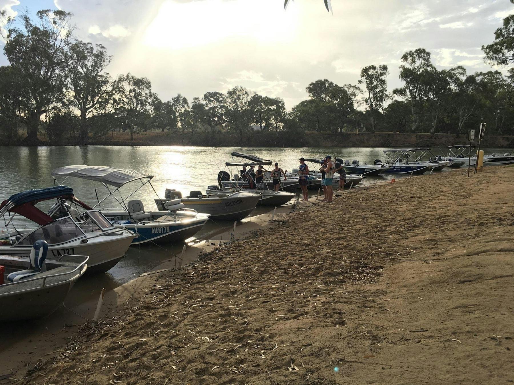 Lined up and Ready to Go.