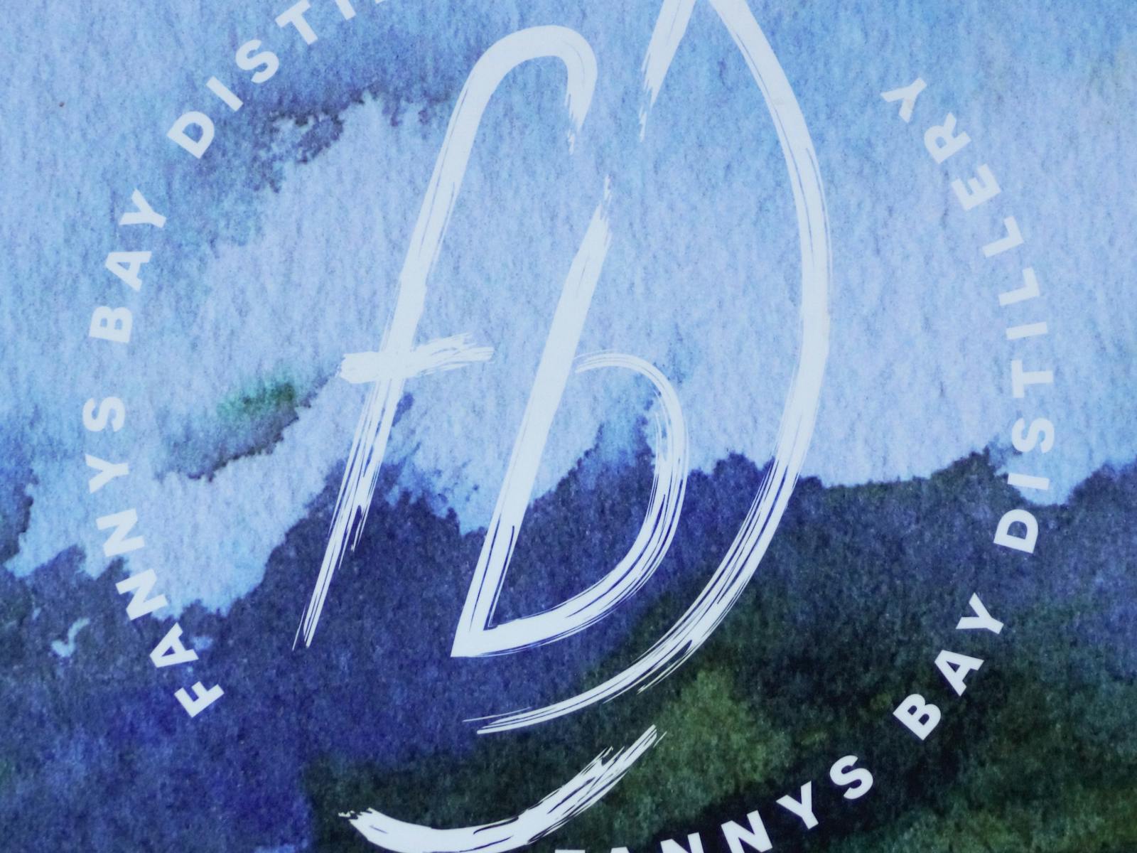 Signage for Fannys Bay Distillery
