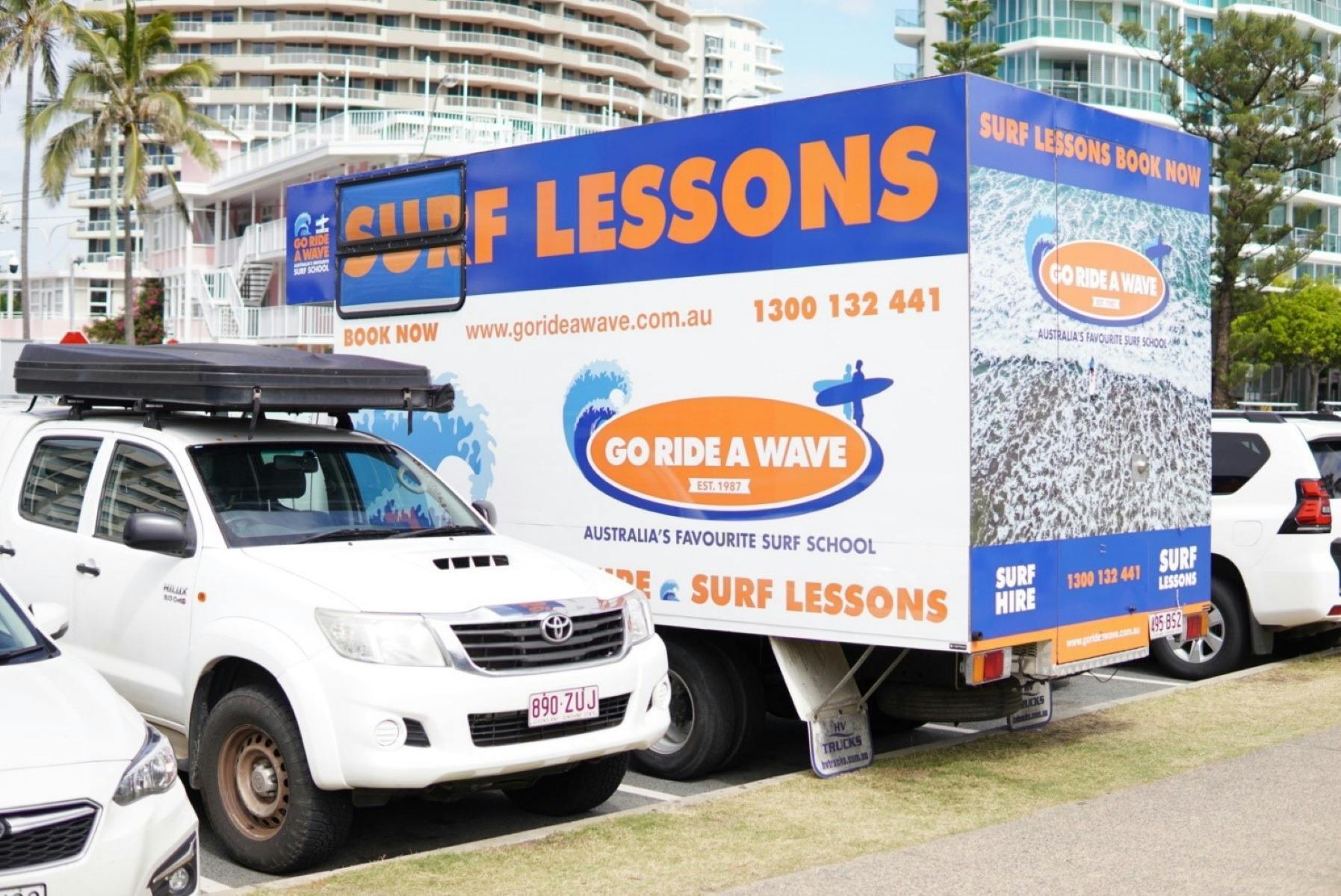 Go Ride A Wave Coolangatta Truck