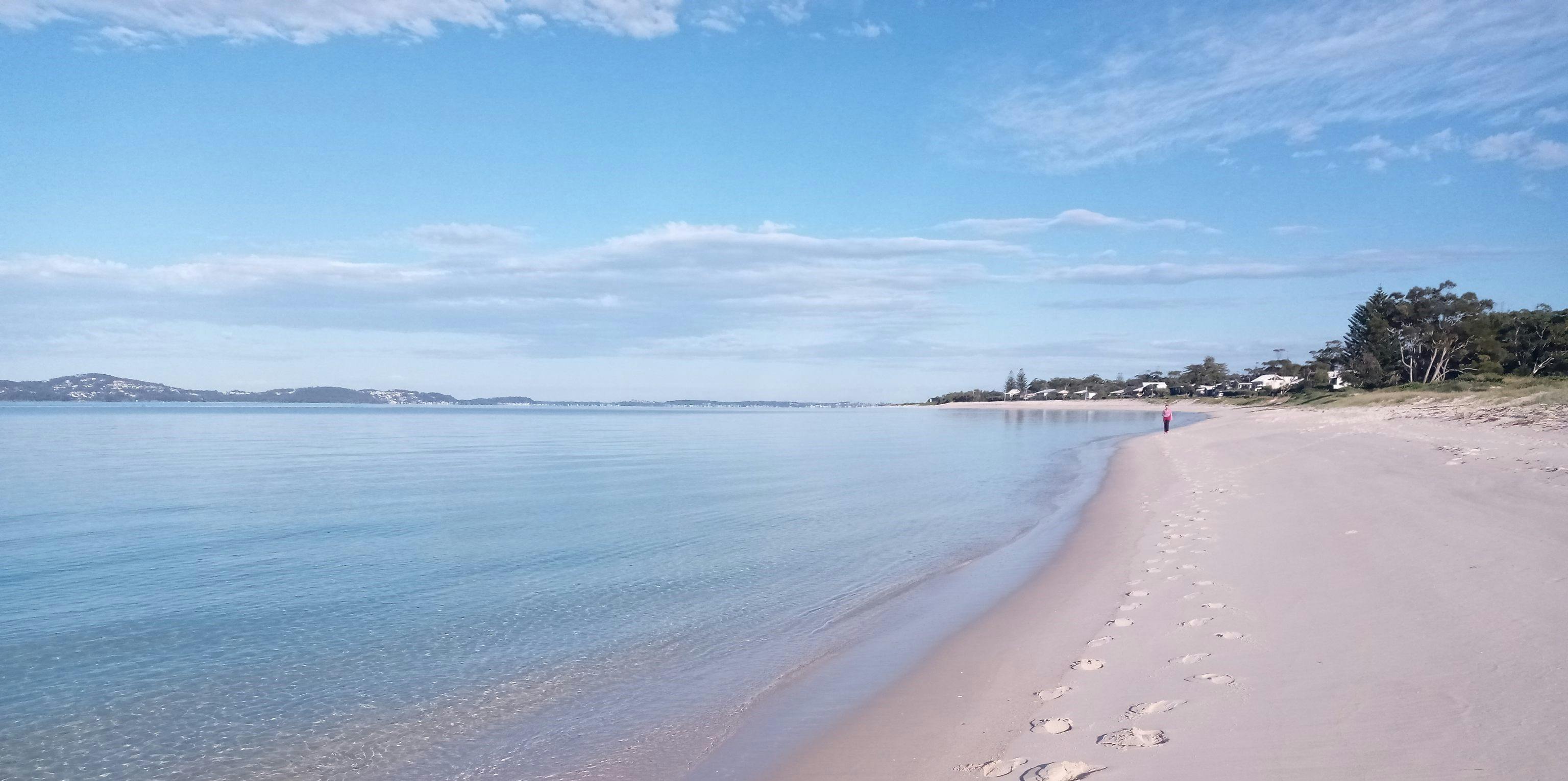 Tranquil and beautiful Jimmy's Beach - a bay beach great for swimming
