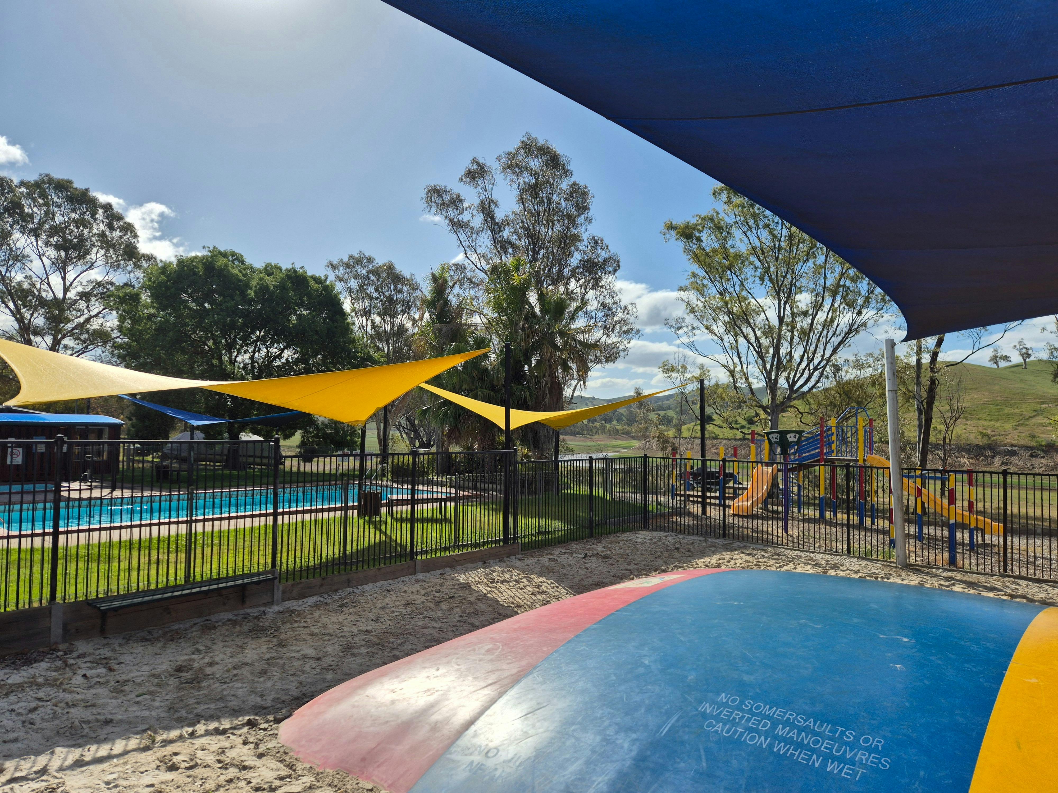Bonnie Doon Caravan Park Jumping Pillow