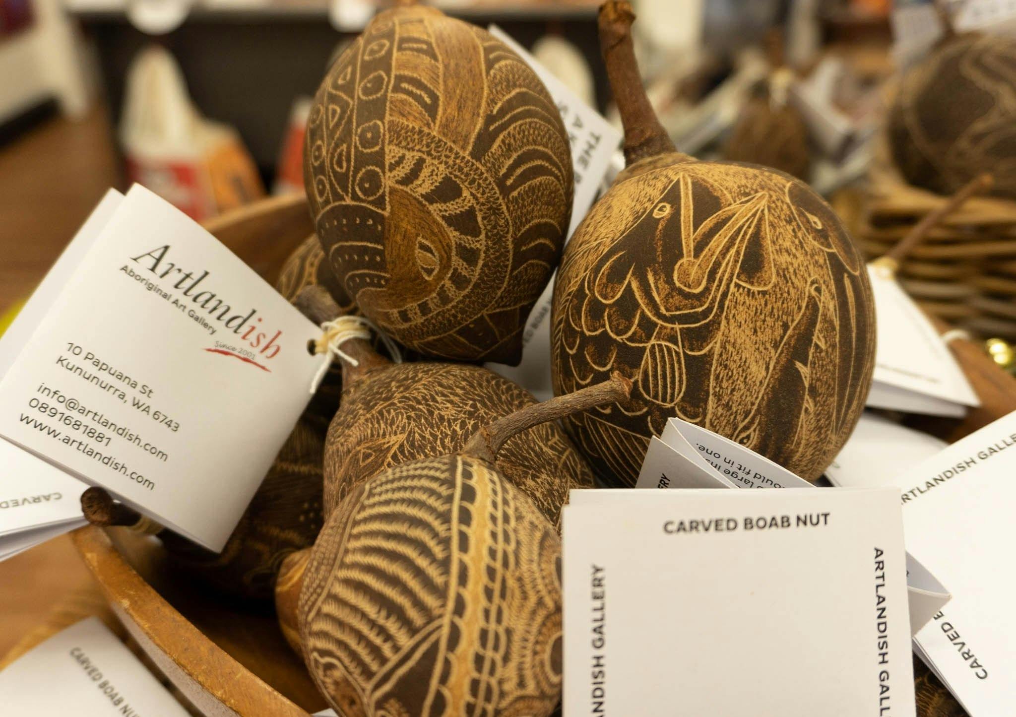 Artlandish Gallery - Carved Boab Nuts