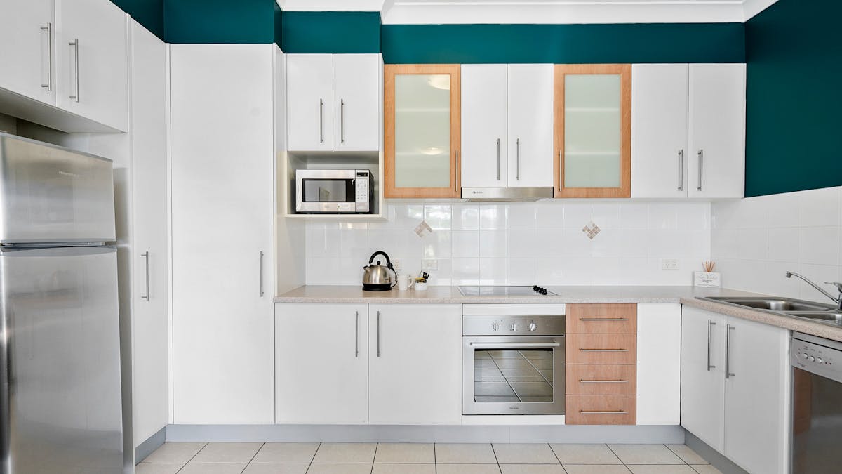 Self catering, fully equipped kitchen to enjoy doing your home cooking in
