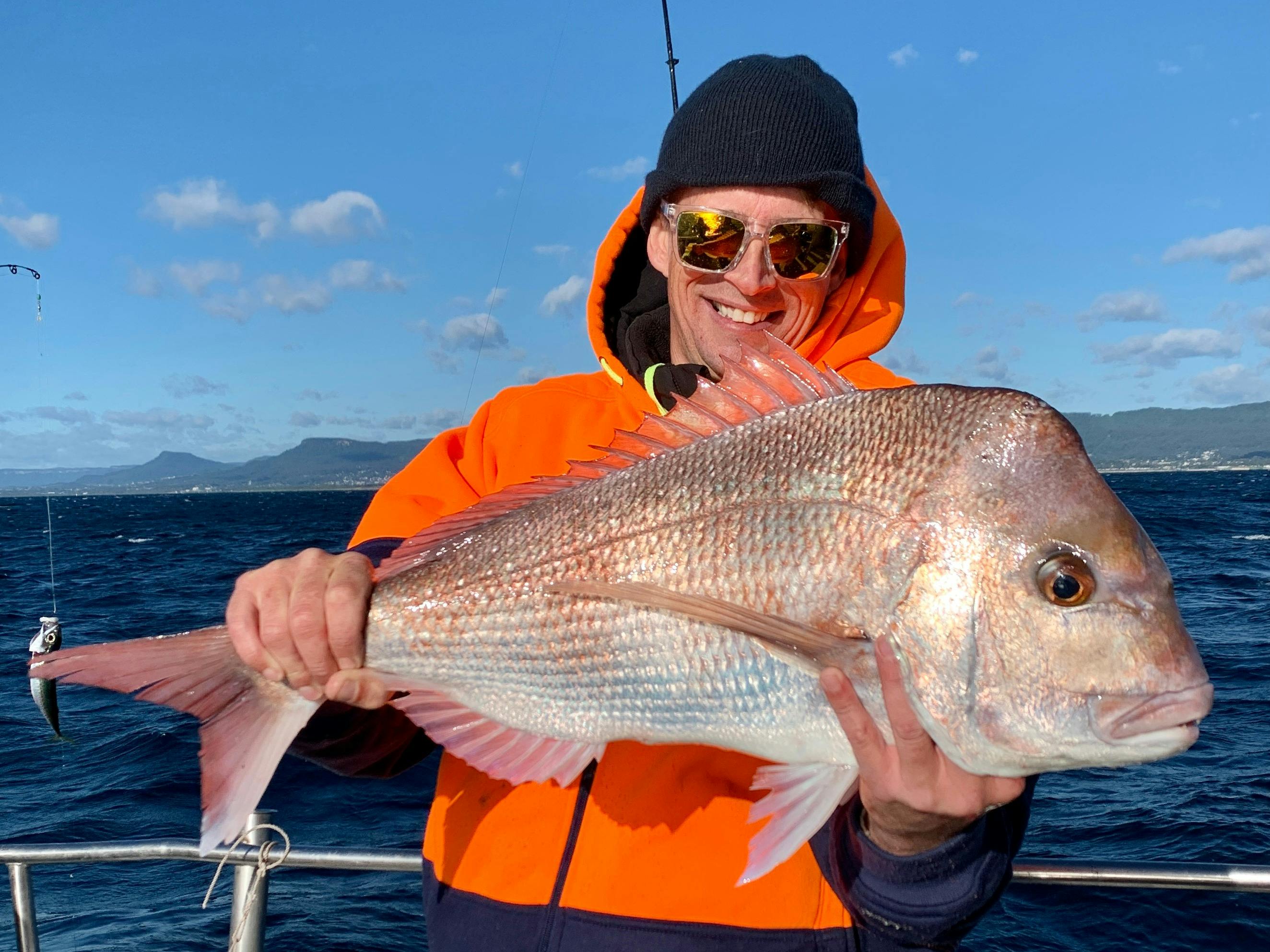 Man holding snapper