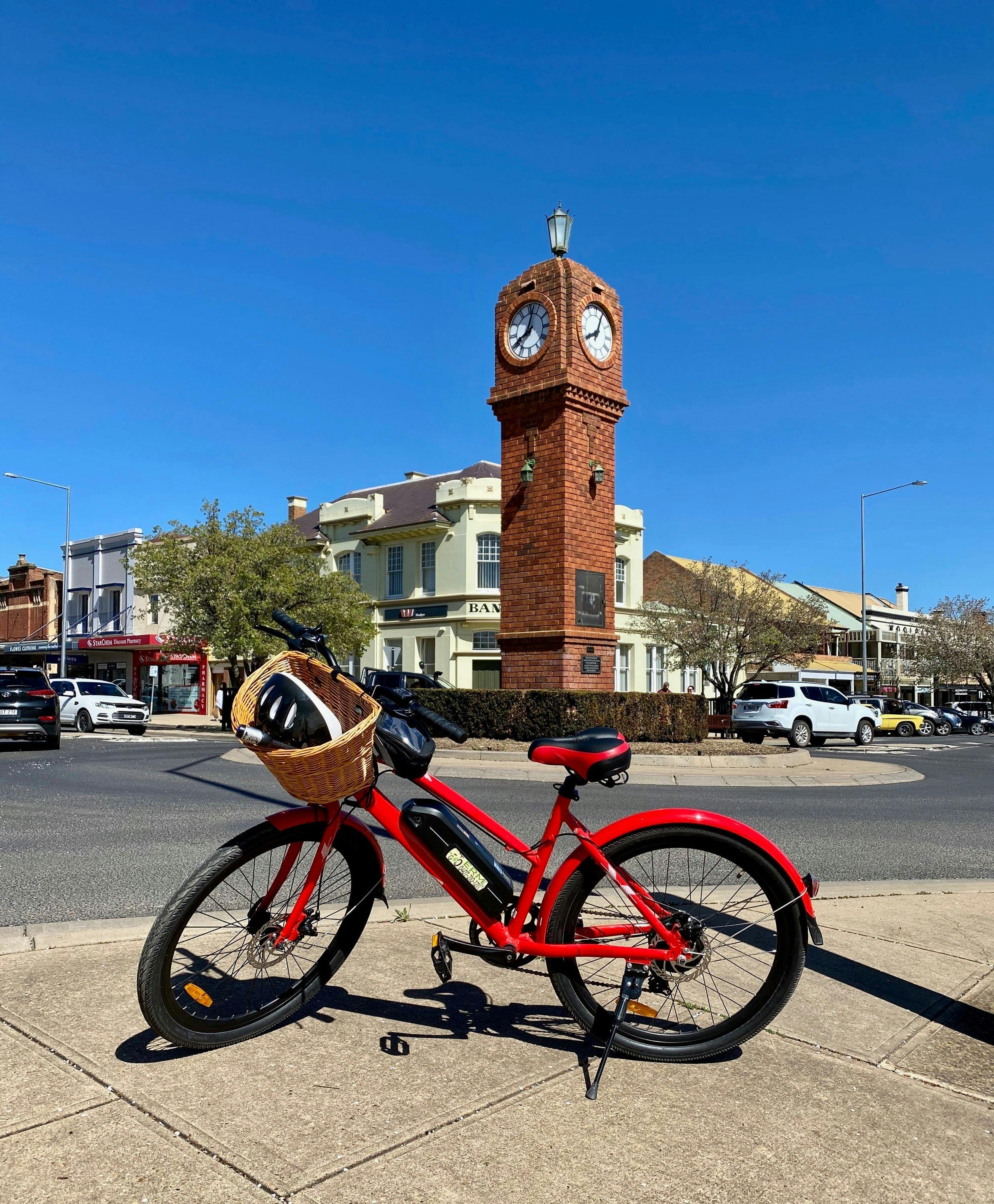 Exploring Mudgee and surrounds is ezy'r with ezyride electric bike