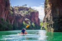 Relax while canoeing through the gorge