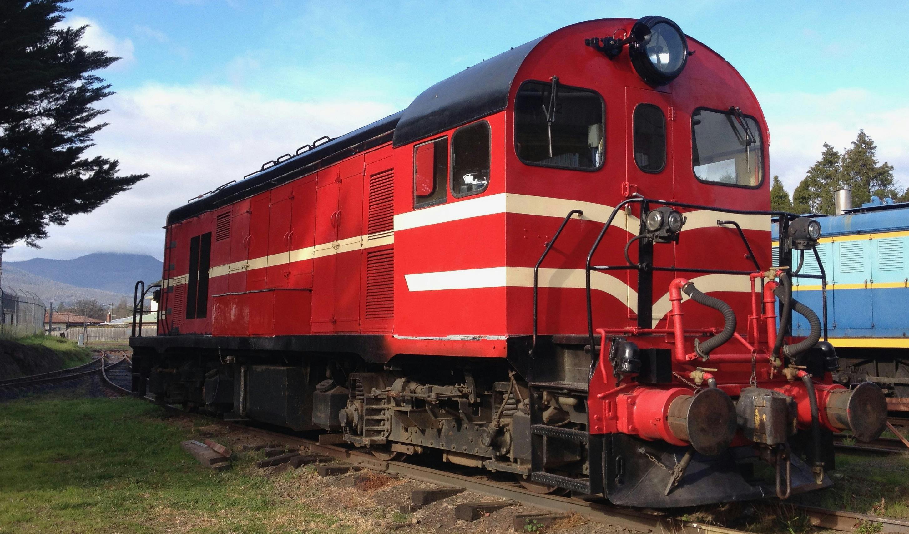 Locomotive Y2 at New Norfolk