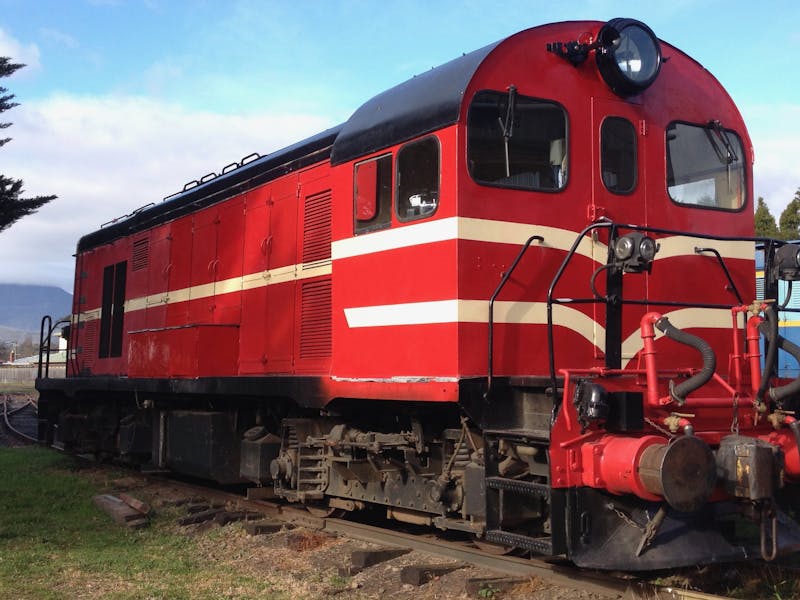 Locomotive Y2 at New Norfolk