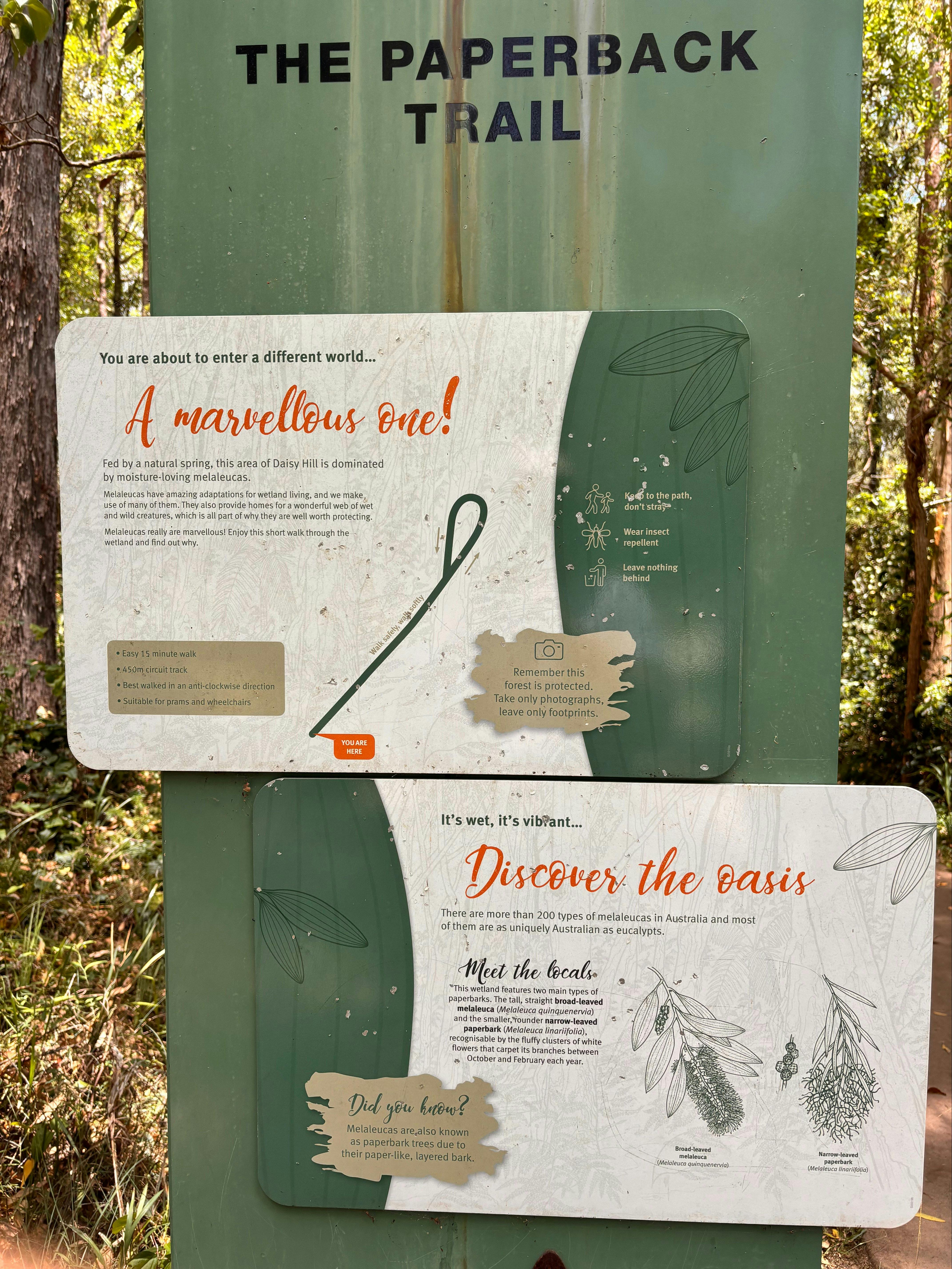 paperbark trail