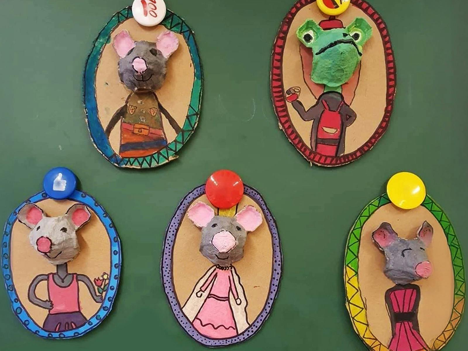 Eggsellent Animal Portraits: Free School Holiday Activity