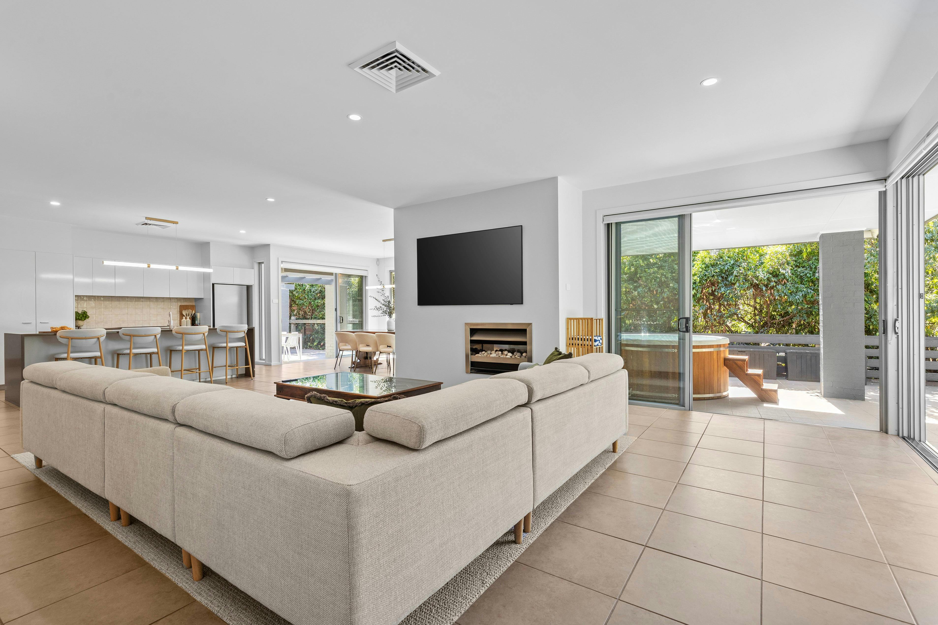 The Kingsley living area