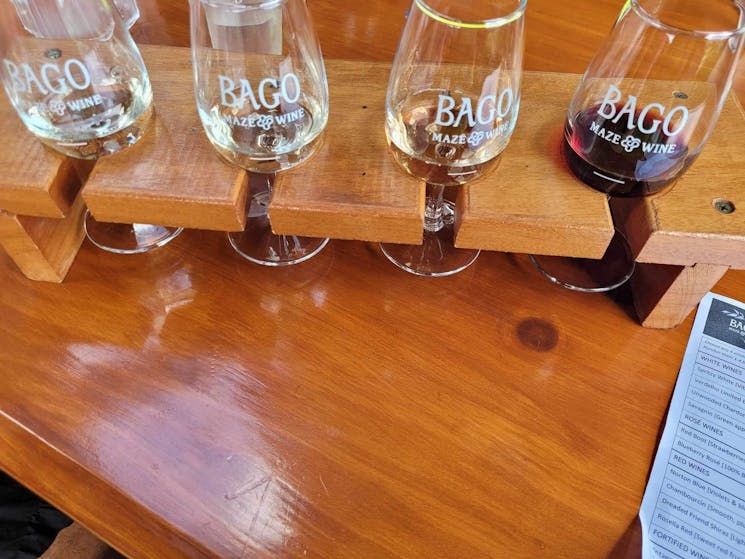 We love a little wine paddle at Bago