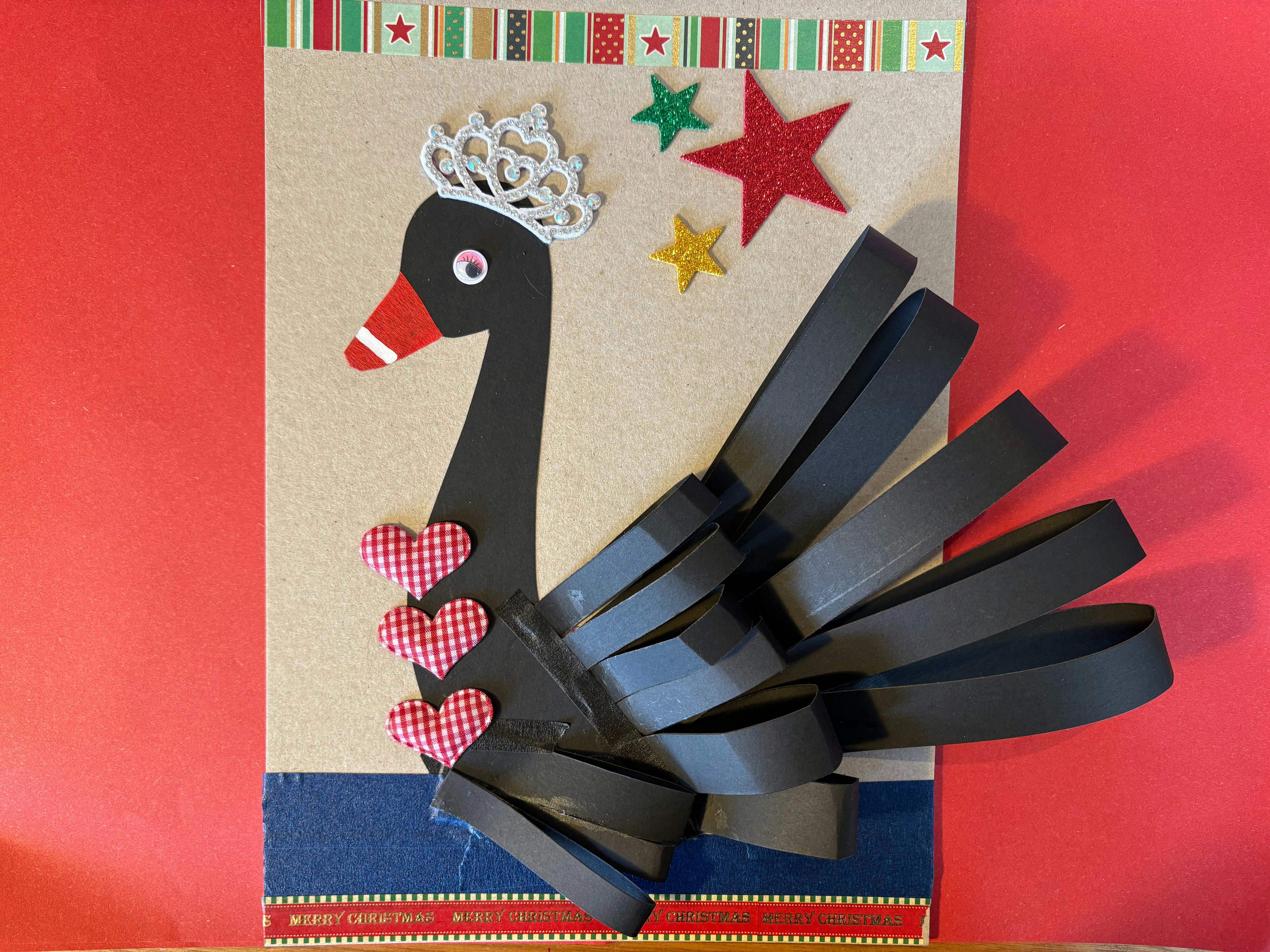 Make a Christmas Swan with Ballarat artist Tegan Crosbie