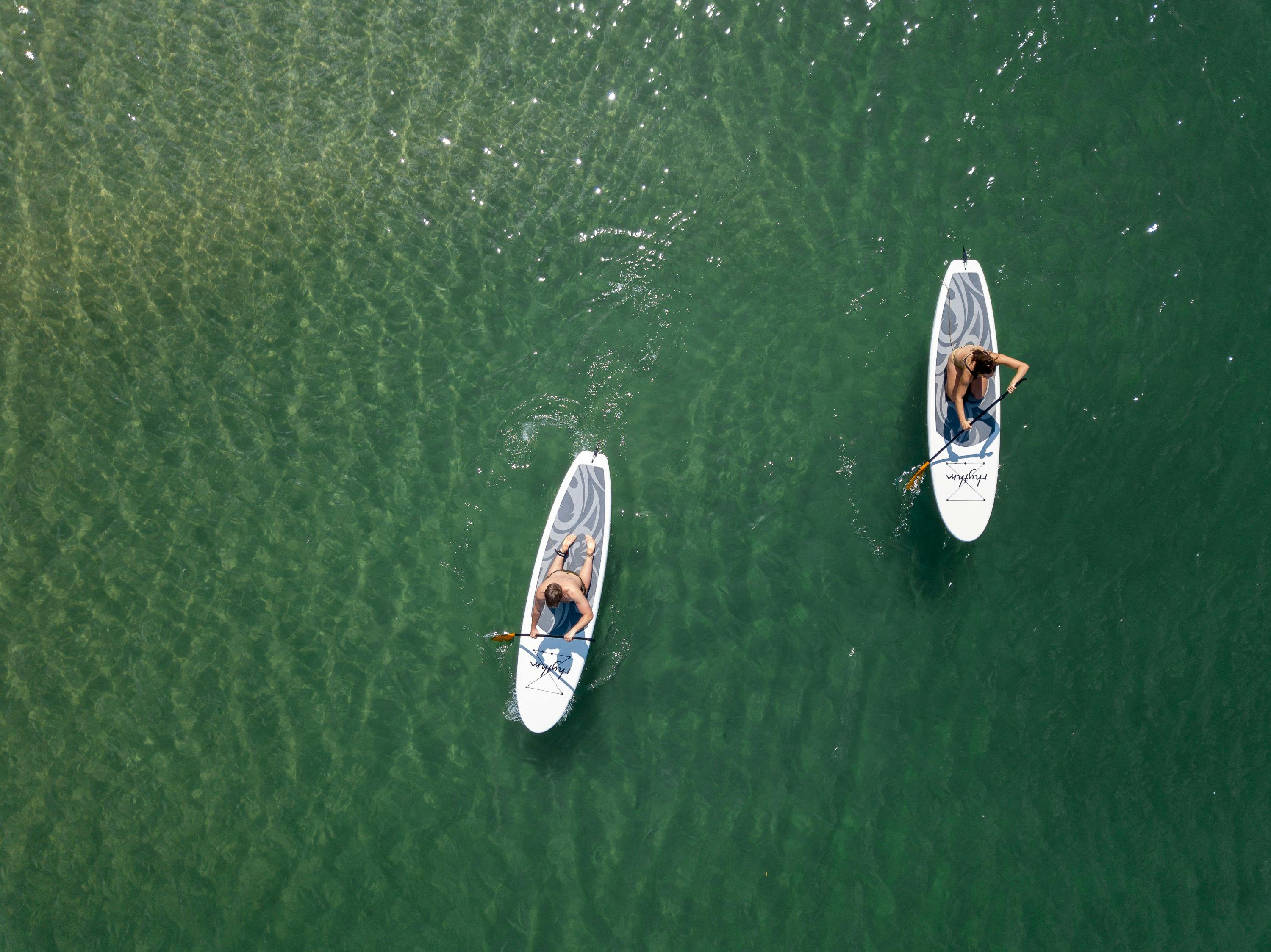 View from Above, Paddle Boarding at Tallebudgera Creek