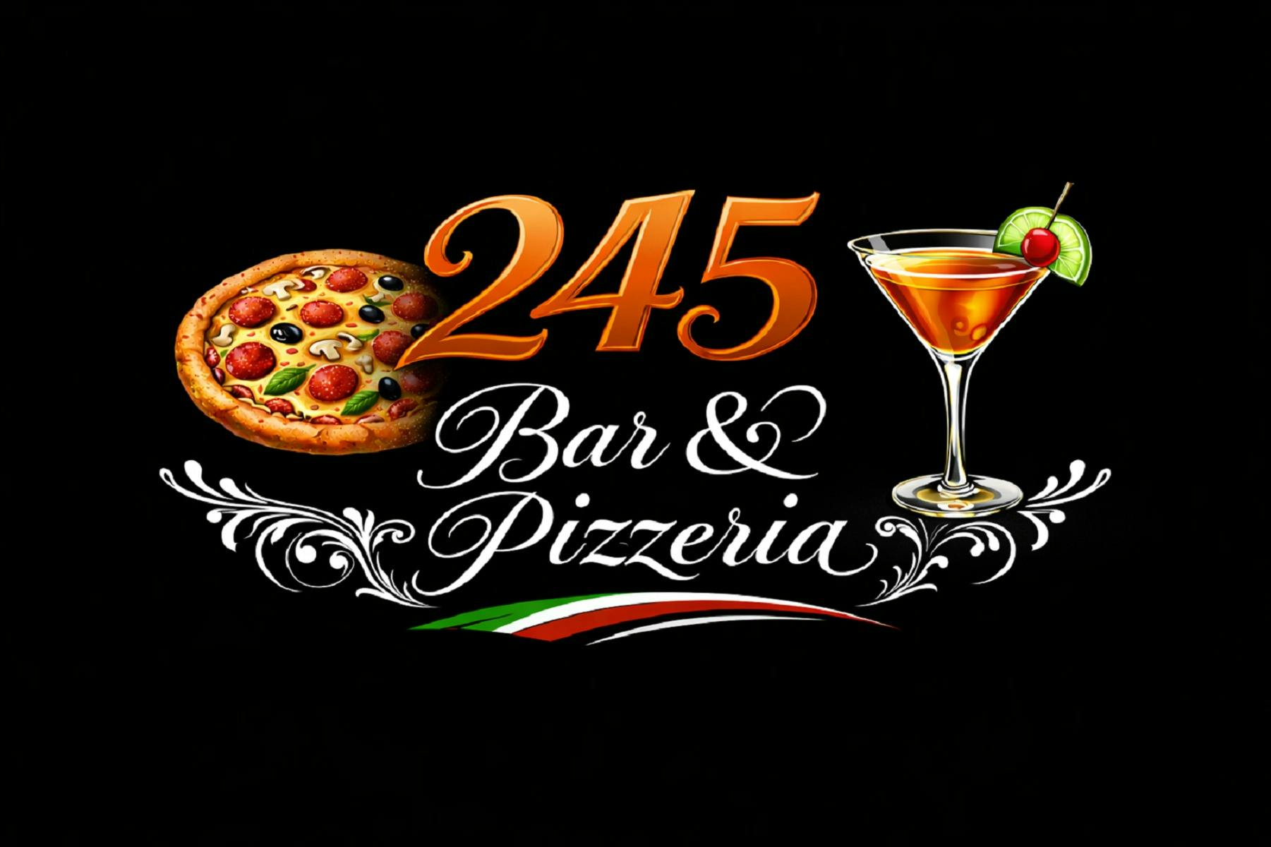 245 Bar & Pizzeria Logo