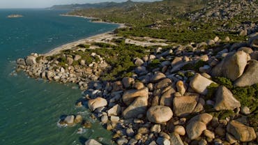 Boulders on coastline fo Cape Melville