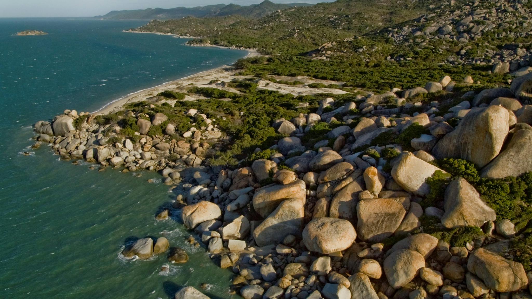 Boulders on coastline fo Cape Melville Boulders on coastline fo Cape Melville