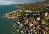 Boulders on coastline fo Cape Melville