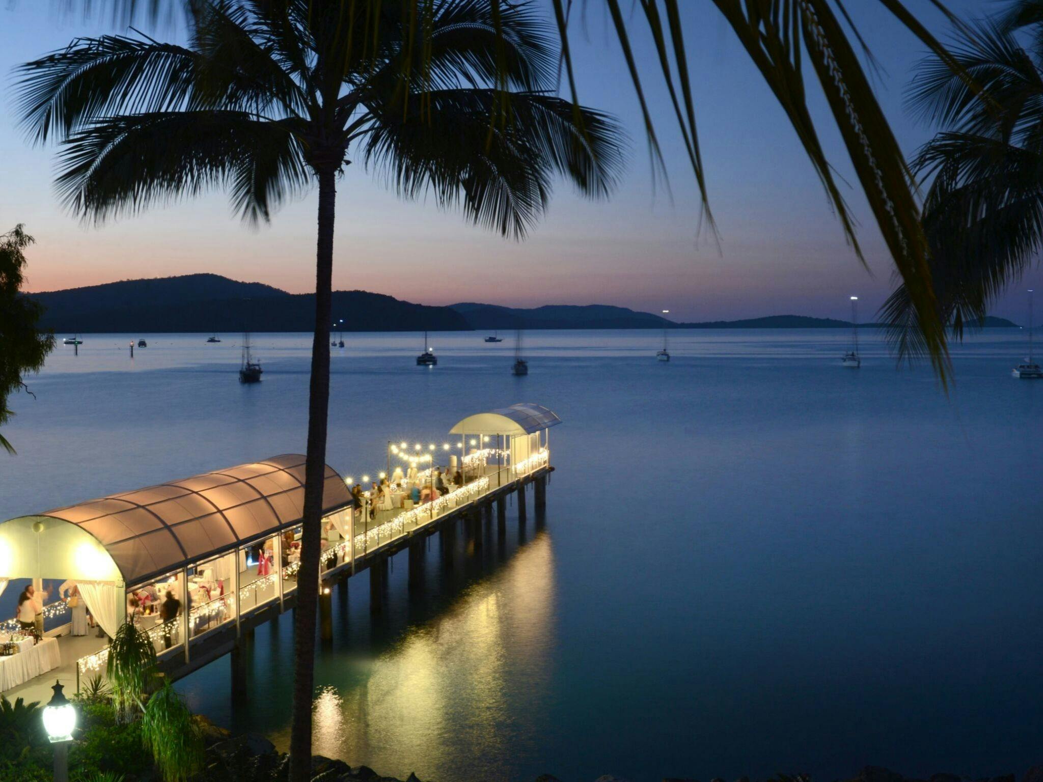 Reception held on the Coral Sea Jetty Reception held on the Coral Sea Jetty