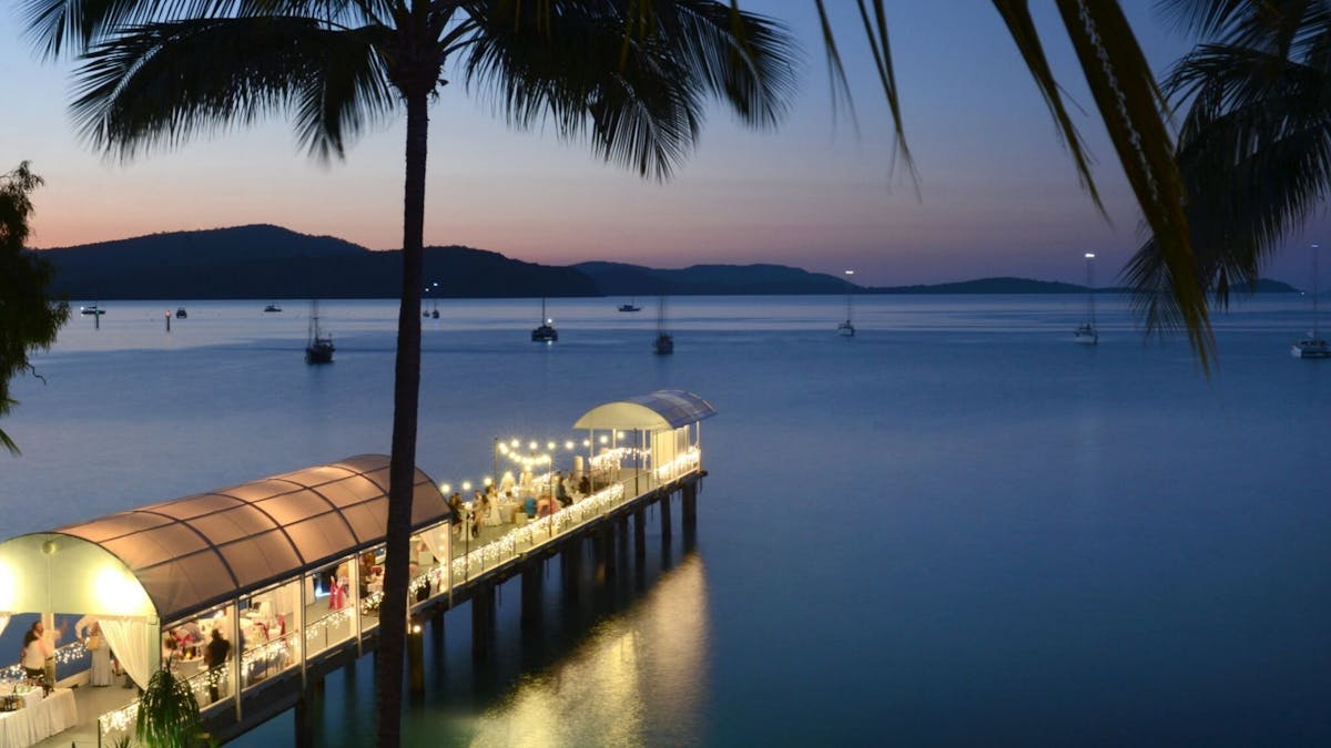 Reception held on the Coral Sea Jetty