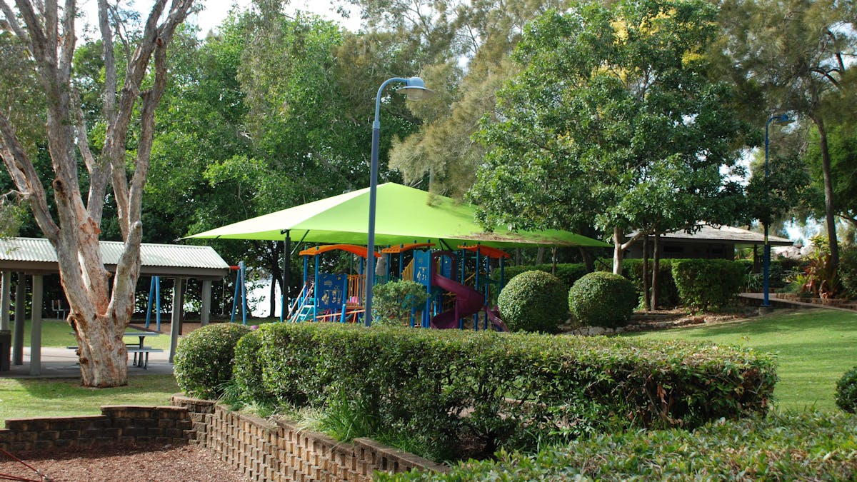 photo of the childrens playground at Dayman Park