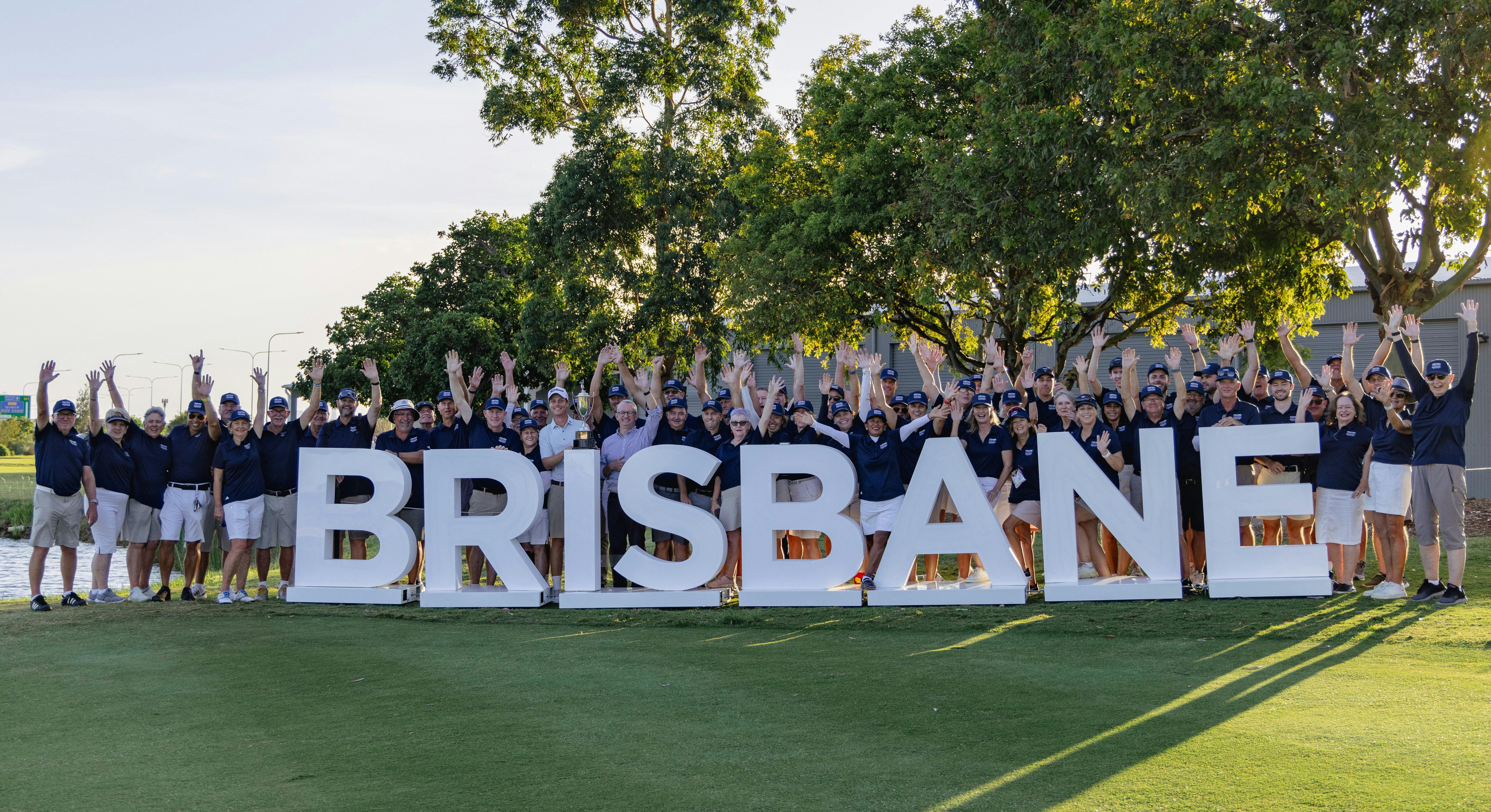 QLD PGA - Volunteers and Brisbane Sign
