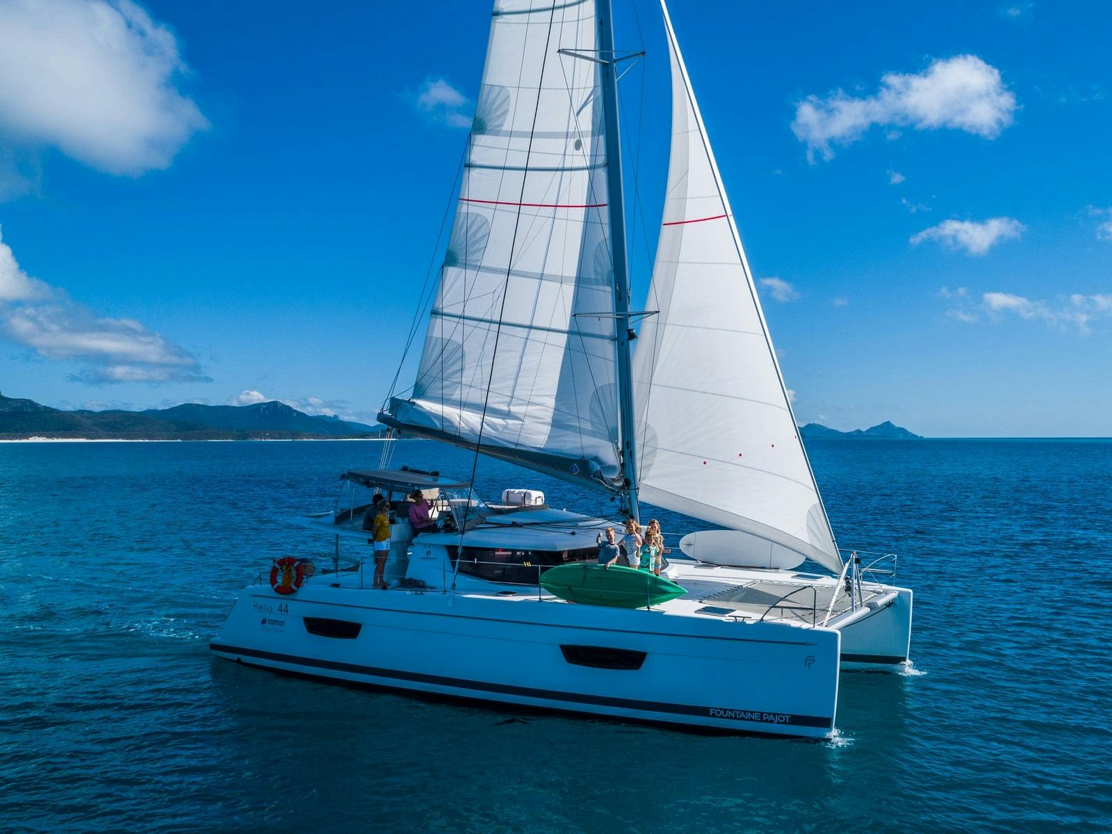 Helia 44 - sailing at sea