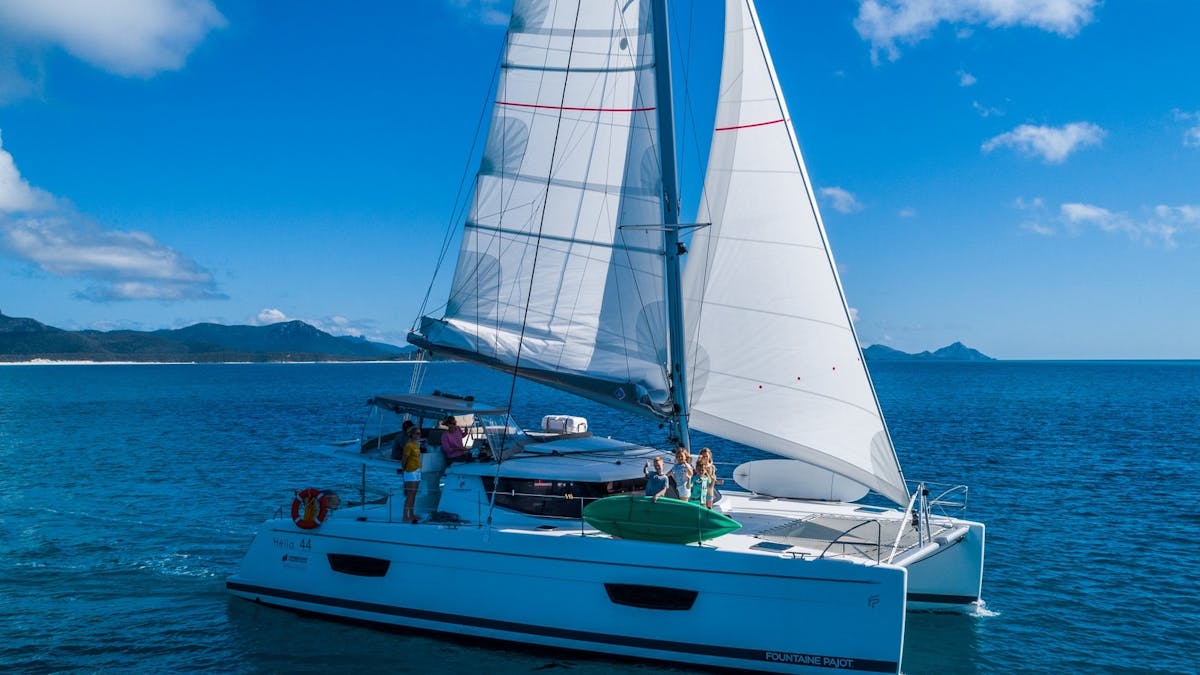 Helia 44 - sailing at sea