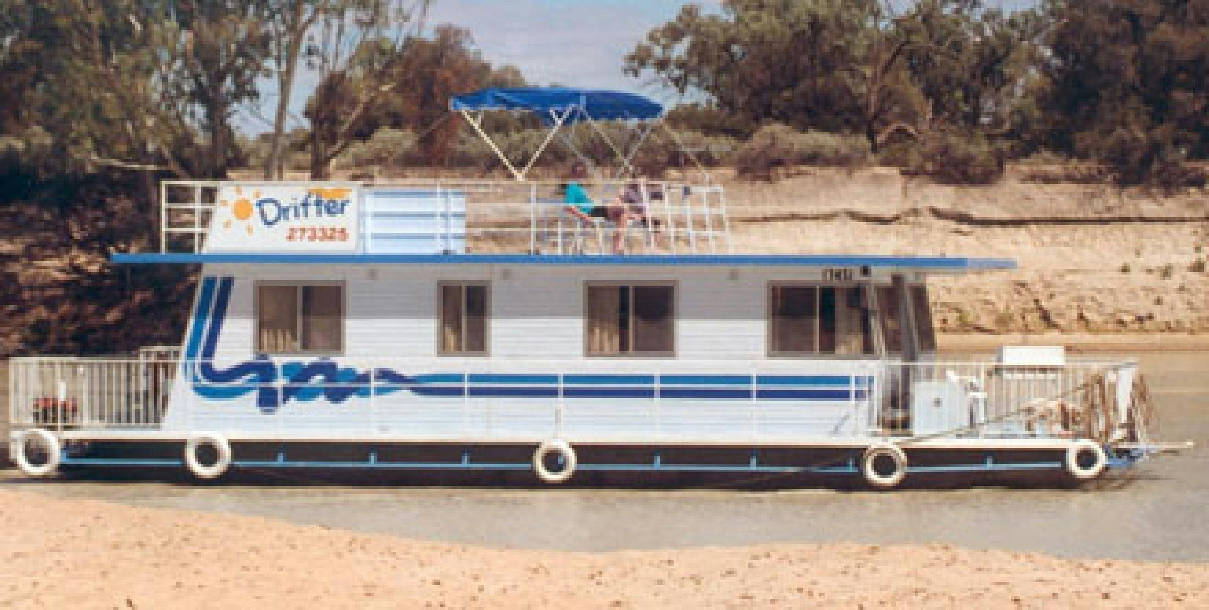 Houseboat on River