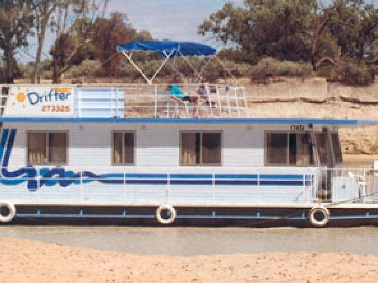 Houseboat on River