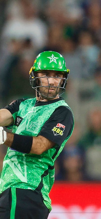 T20 superstar Glenn Maxwell in action for the Melbourne Stars