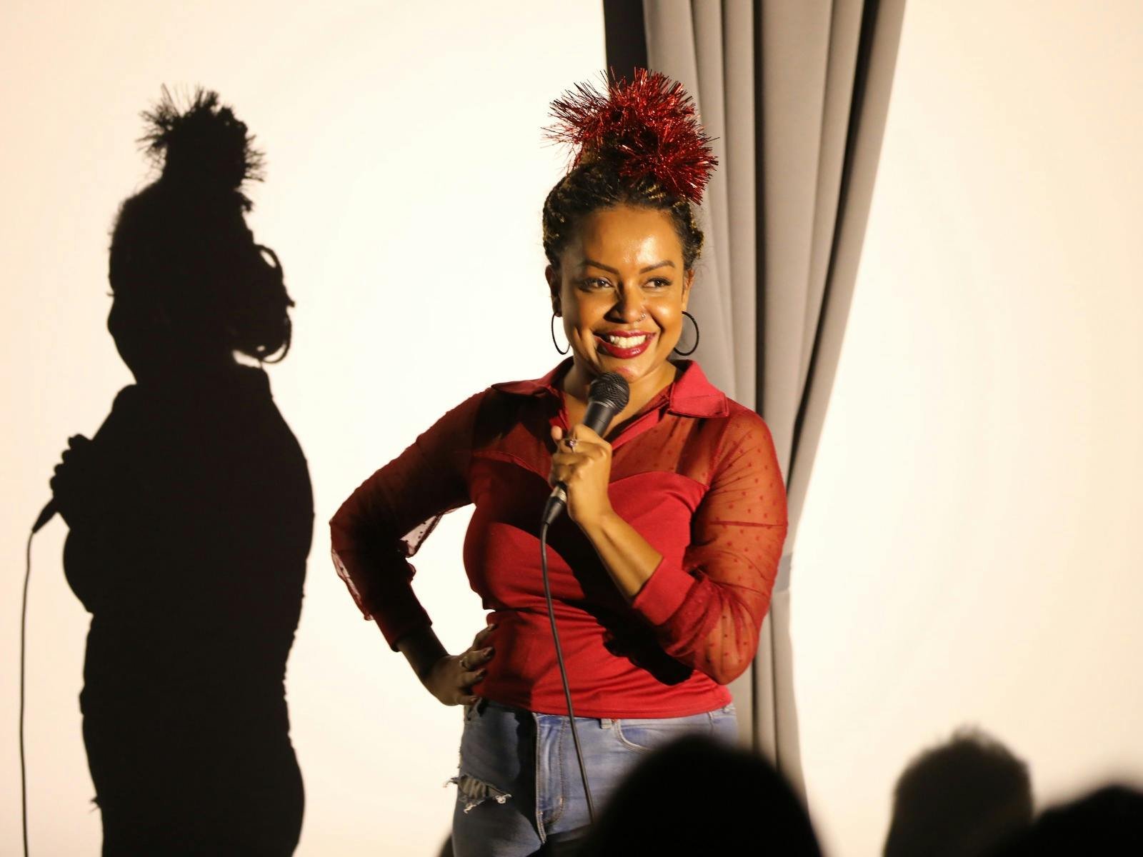 International performers drop in to perform at the Dark Horse Comedy Club