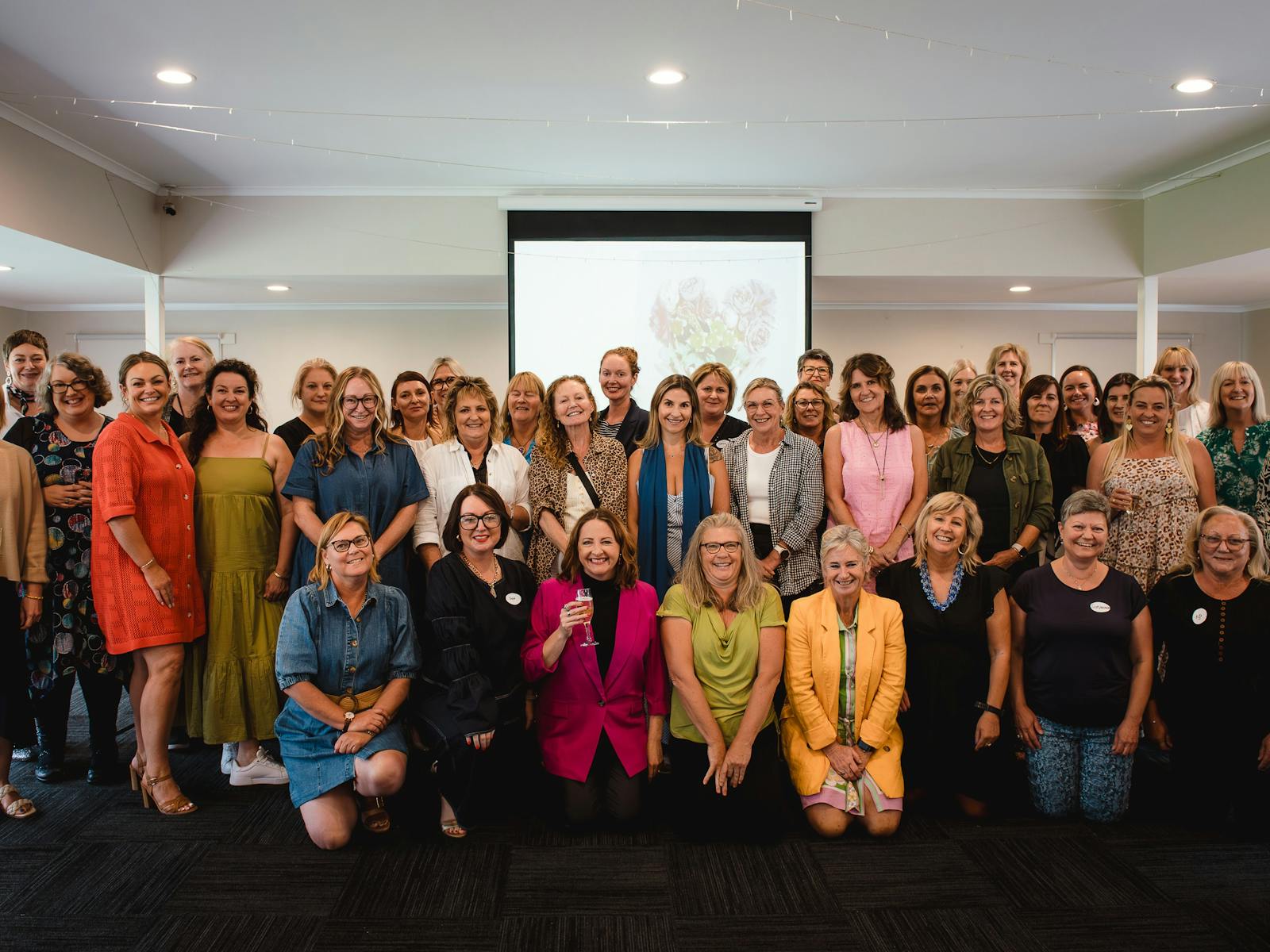 Guests at Flourish Events Tasmania event coming together to celebrate friendship, joy and community