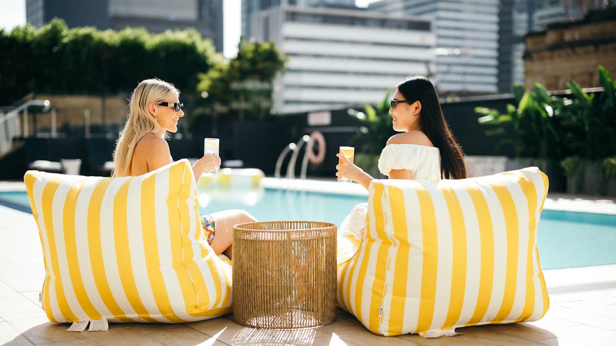 Savour Versa Cocktails Poolside with Stunning Brisbane Views