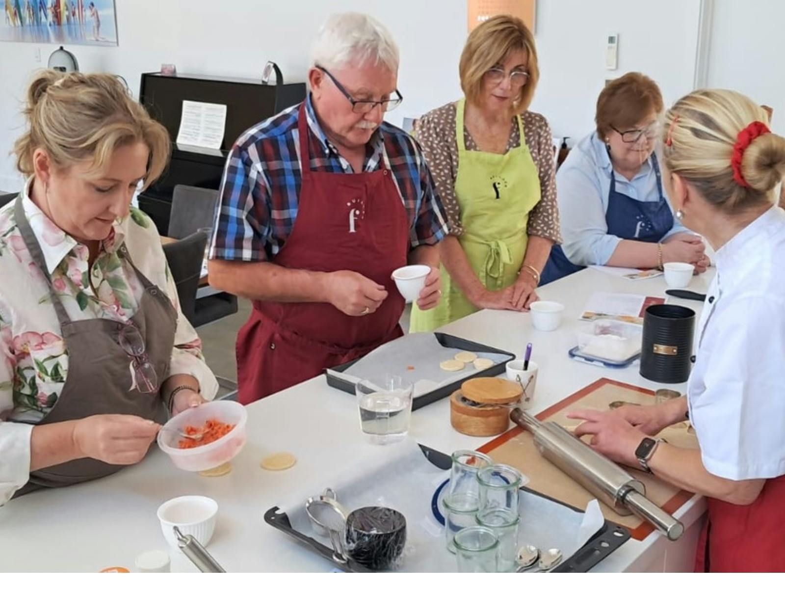 Working together in a hands on class