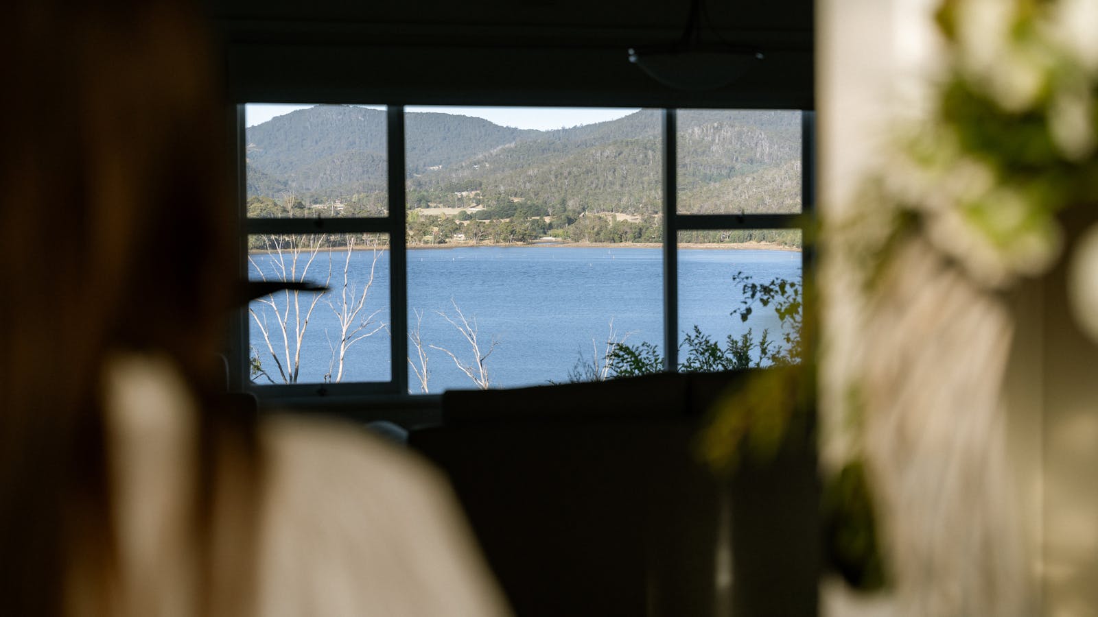 View from the main door through our living room