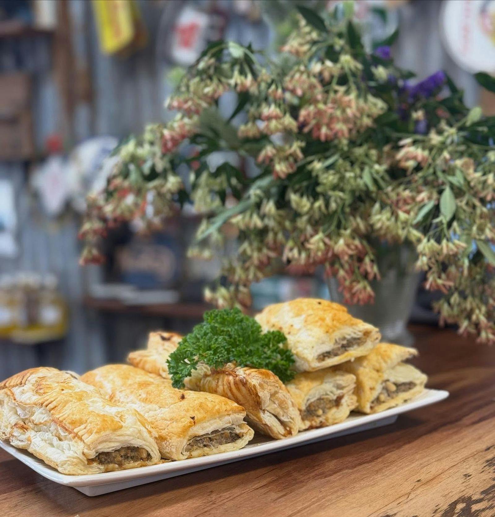 Home made sausage rolls