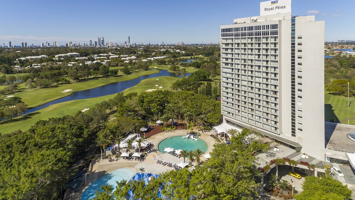 Overhead shot of RACV Royal Pines Resort