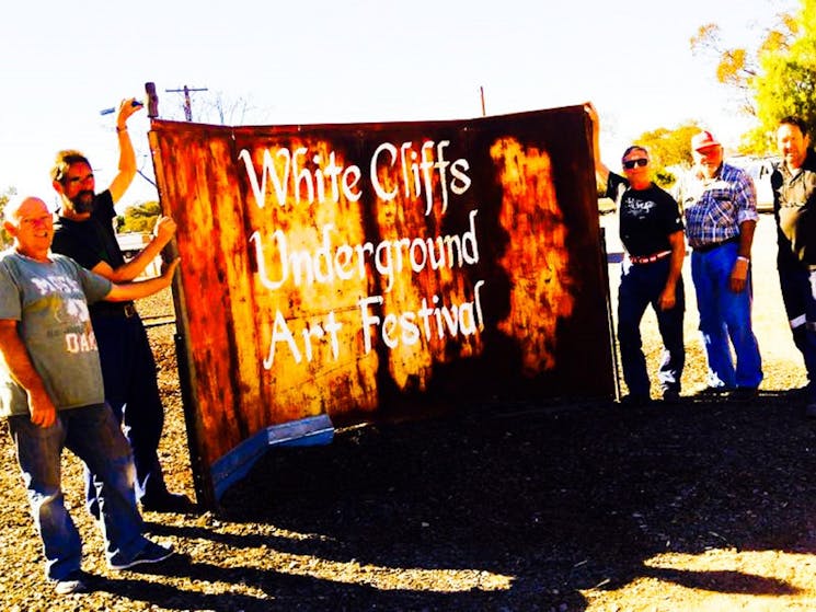 White Cliffs Underground Art Festival Volunteers