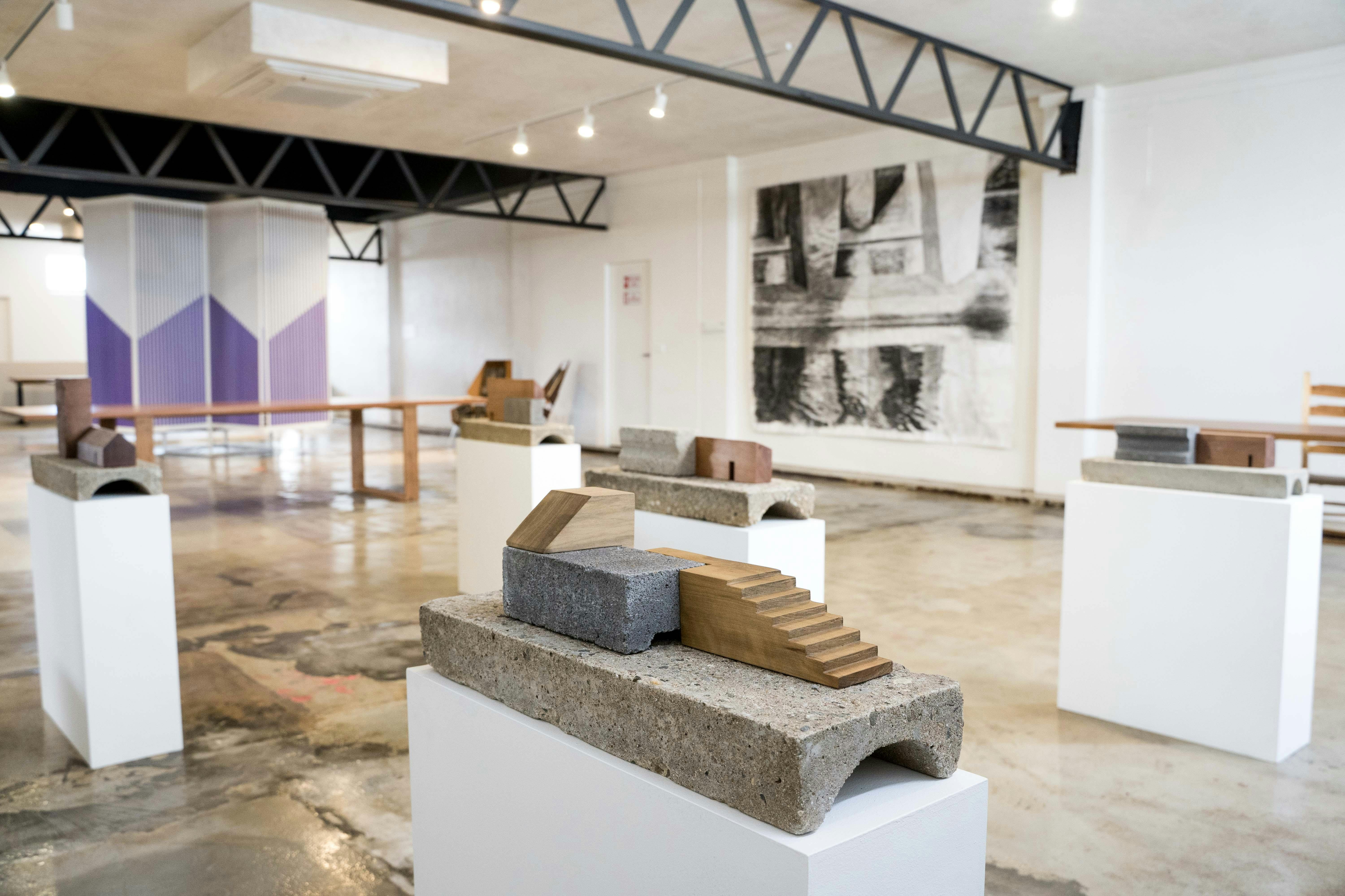 Contour 556 exhibition featuring work by local artists