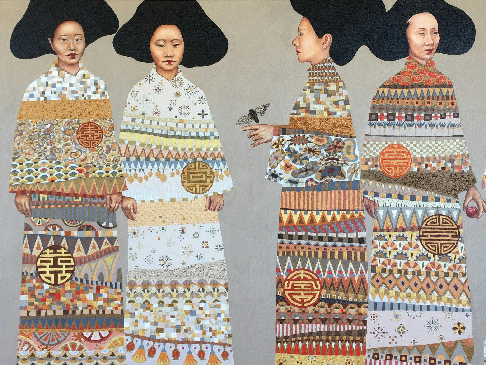 梅麗莎·巴伯的《蟬與梅》（細節）