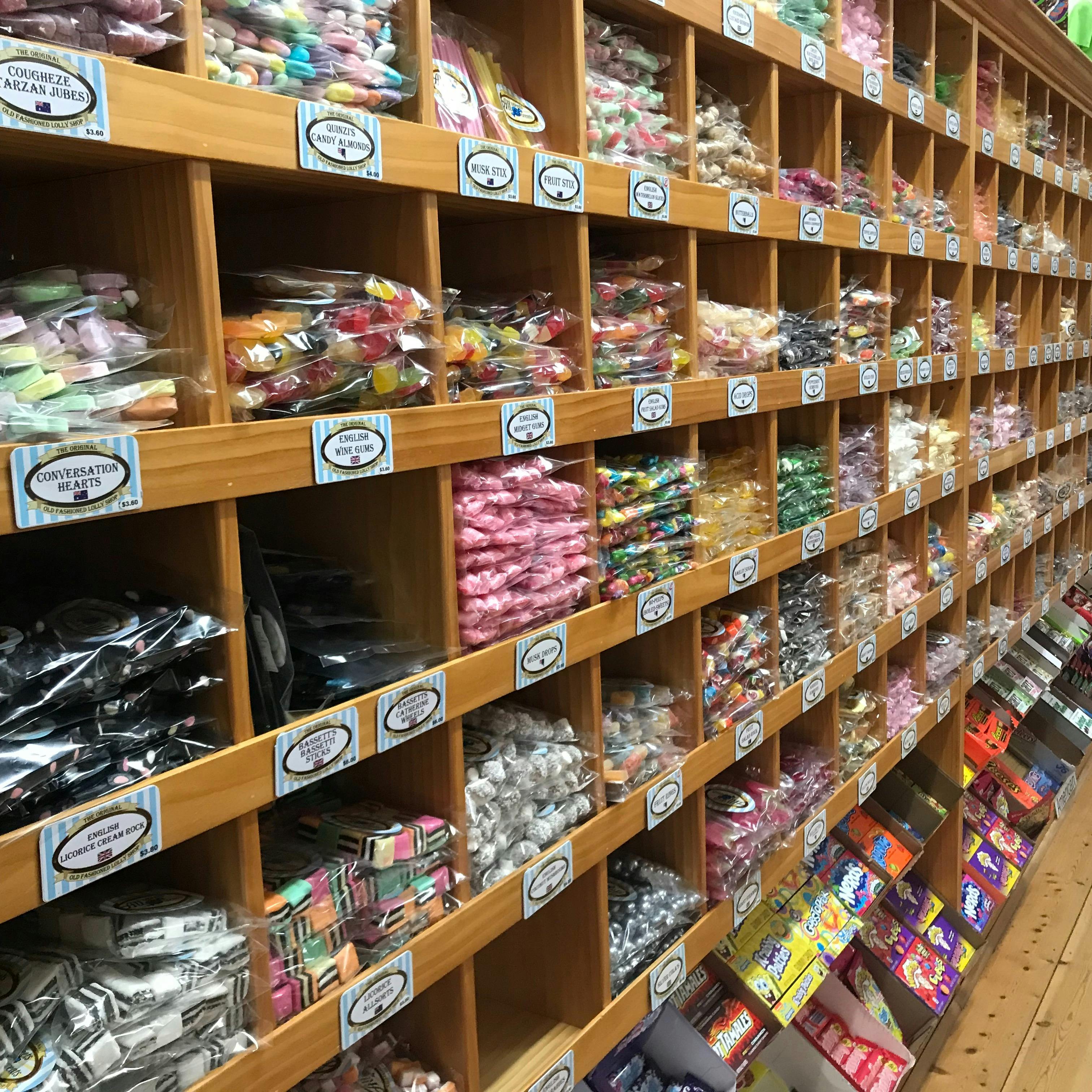 Wall to wall lollies