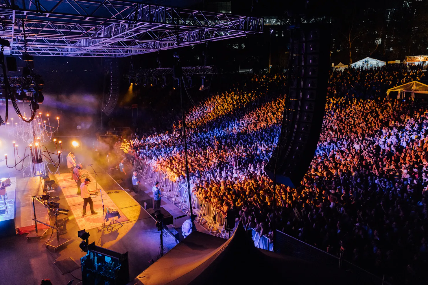 Ocean Alley performing at Riverstage, Brisbane in 2023