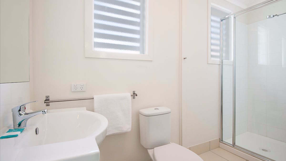 All rooms have their own bathroom