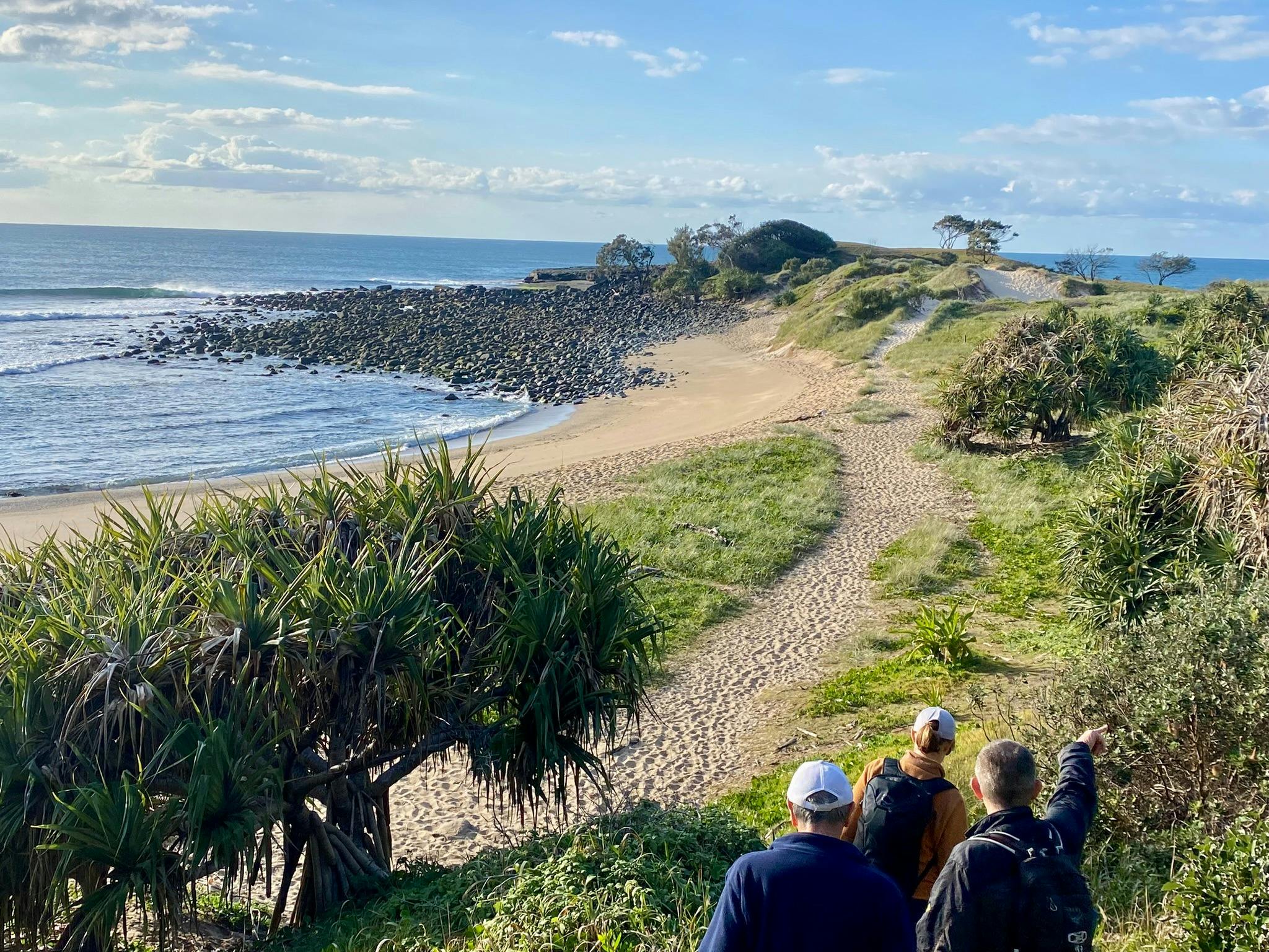 Angourie Beach at the start of the Yuraygir Coastal Walk
