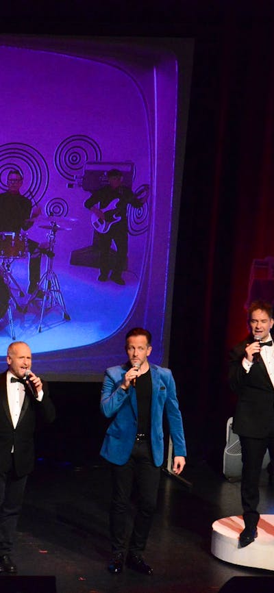 Singers on stage