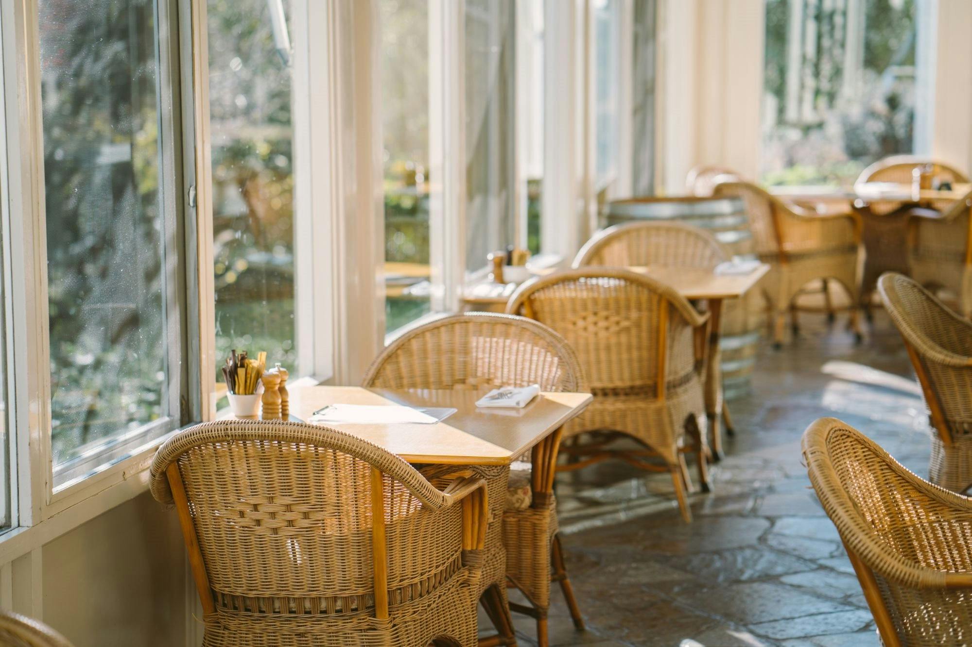 Dining near the window