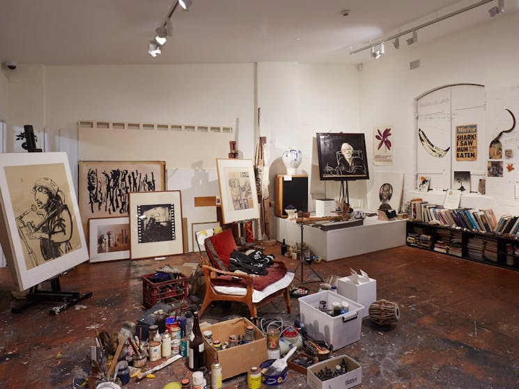 Portraits at the Brett Whiteley Studio, Sydney