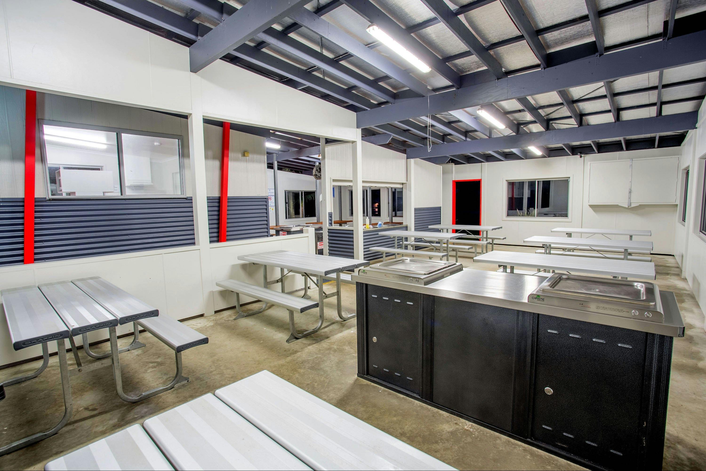 Large Modern Camp Kitchen