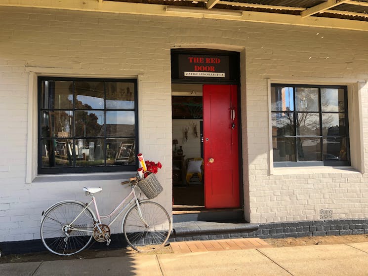 Entrance to The Red Door